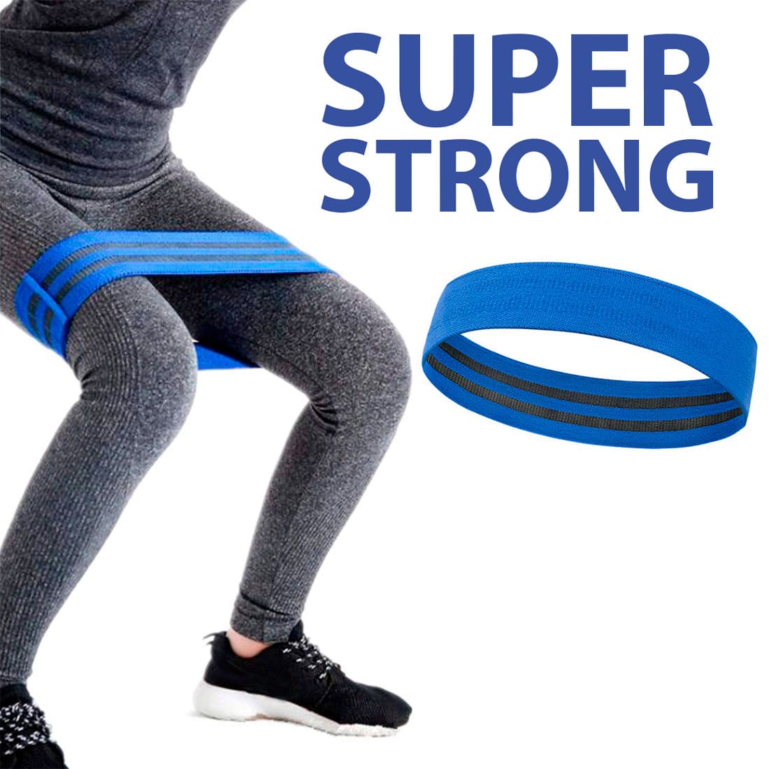 Резинка для фитнеса Super Strong GESS-096 для ног и ягодиц купить в OrtoMir24